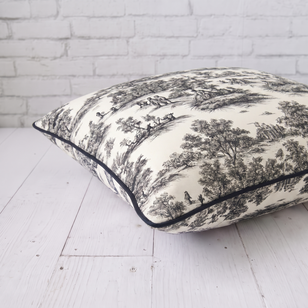 Maison Royale French Twill Cotton Cushion Cover | 16×16 Inch