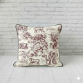 Jardin Sauvage French Twill Cotton Cushion Cover | 16×16 Inch
